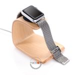 استند شارژ اپل واچ و آیفون Samdi Wooden Apple Watch iPhone Charging Stand - Image 3