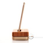 استند شارژ آیفون Bamboo Wooden Aluminum iPhone Charging Stand - Image 5