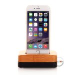 استند شارژ آیفون Bamboo Wooden Aluminum iPhone Charging Stand - Image 7
