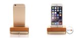 استند شارژ آیفون Bamboo Wooden Aluminum iPhone Charging Stand - Image 8