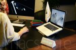 ساعت رومیزی چوبی دیجیتال هرمی مثلث - Image 4